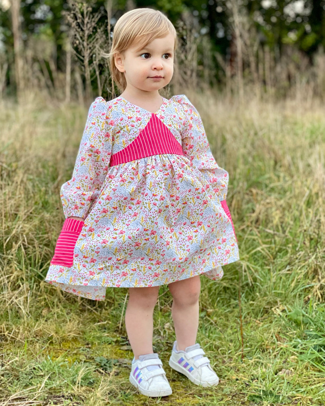 Daphne Peplum and Dress Digital Sewing Pattern | Sunflower Seams Pattern Company