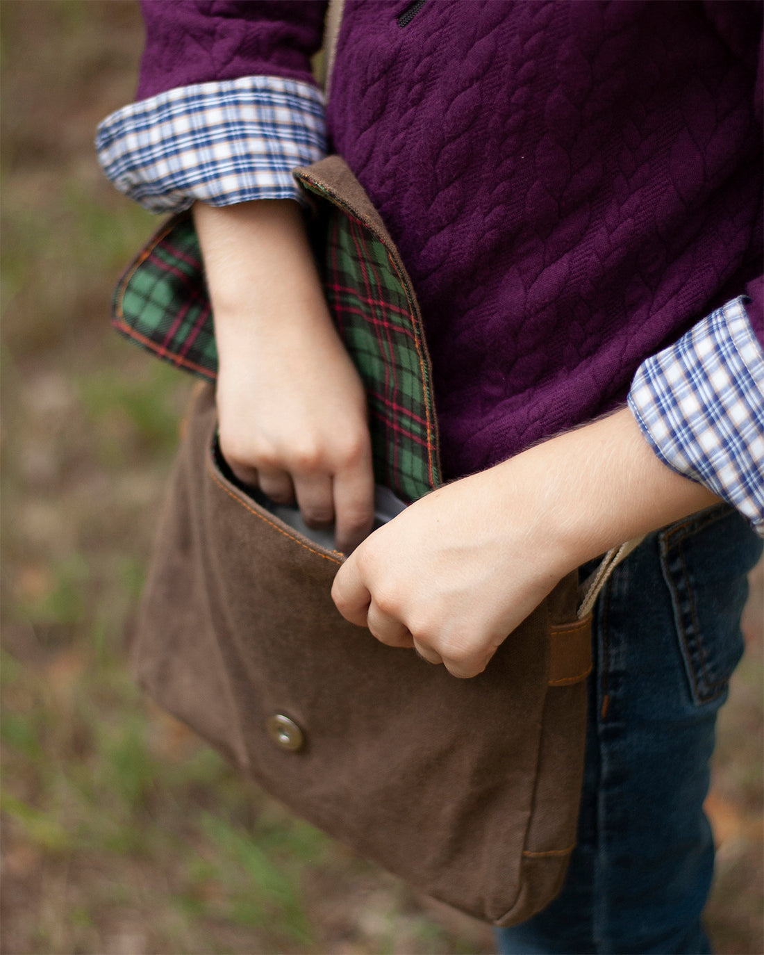 Sage Messenger Bag Sewing Pattern | Sunflower Seams Pattern Company | Digital PDF Sewing Pattern