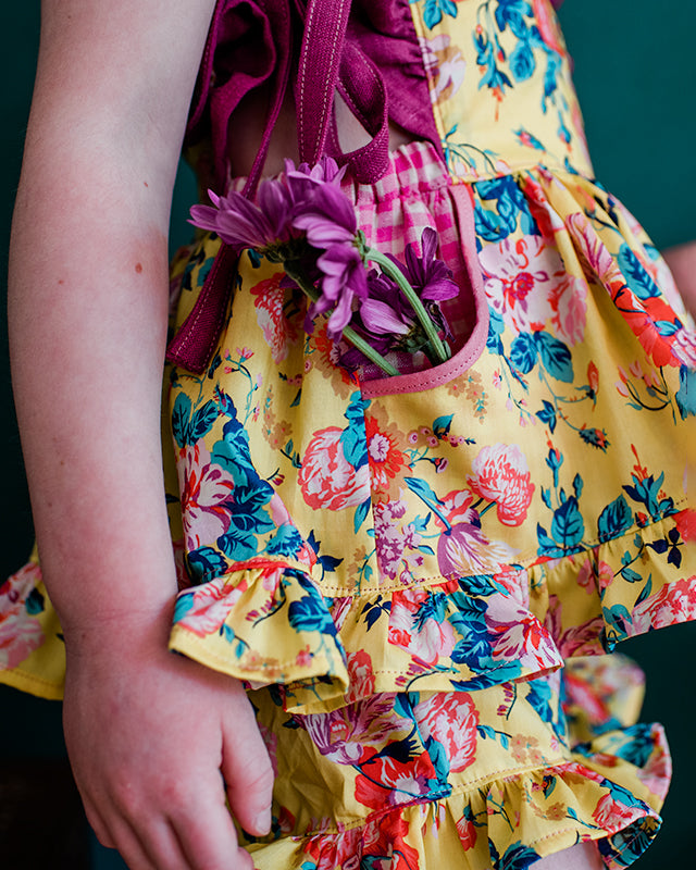 Lavender Dress and Tunic/Shorts Set | Sunflower Seams Pattern Company | Digital Sewing Pattern
