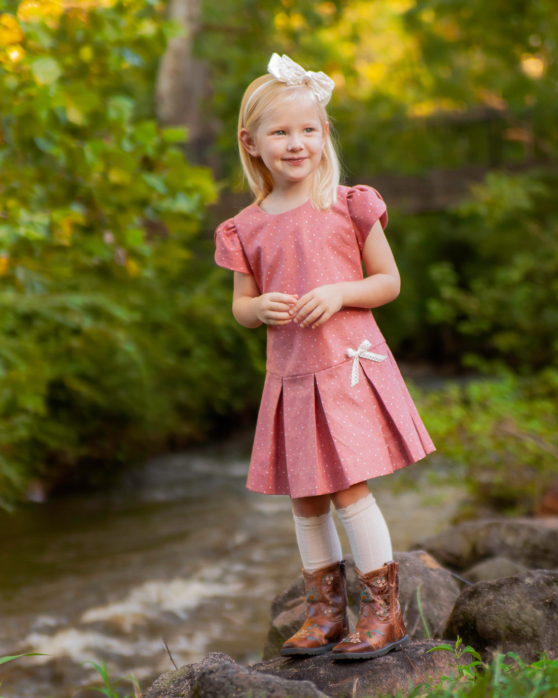 Lily Top & Dress | Sunflower Seams Pattern Company | Digital PDF Sewing Pattern