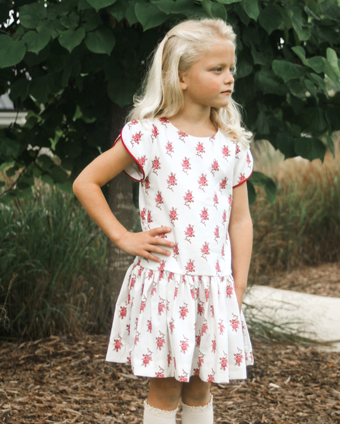 Lily Top & Dress | Sunflower Seams Pattern Company | Digital PDF Sewing Pattern