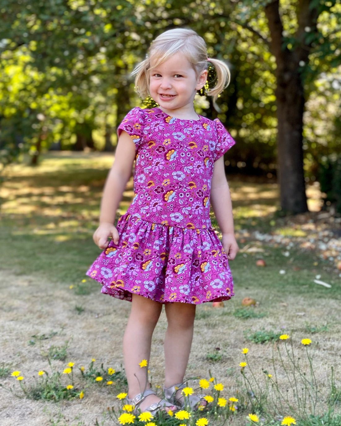 Lily Top & Dress | Sunflower Seams Pattern Company | Digital PDF Sewing Pattern