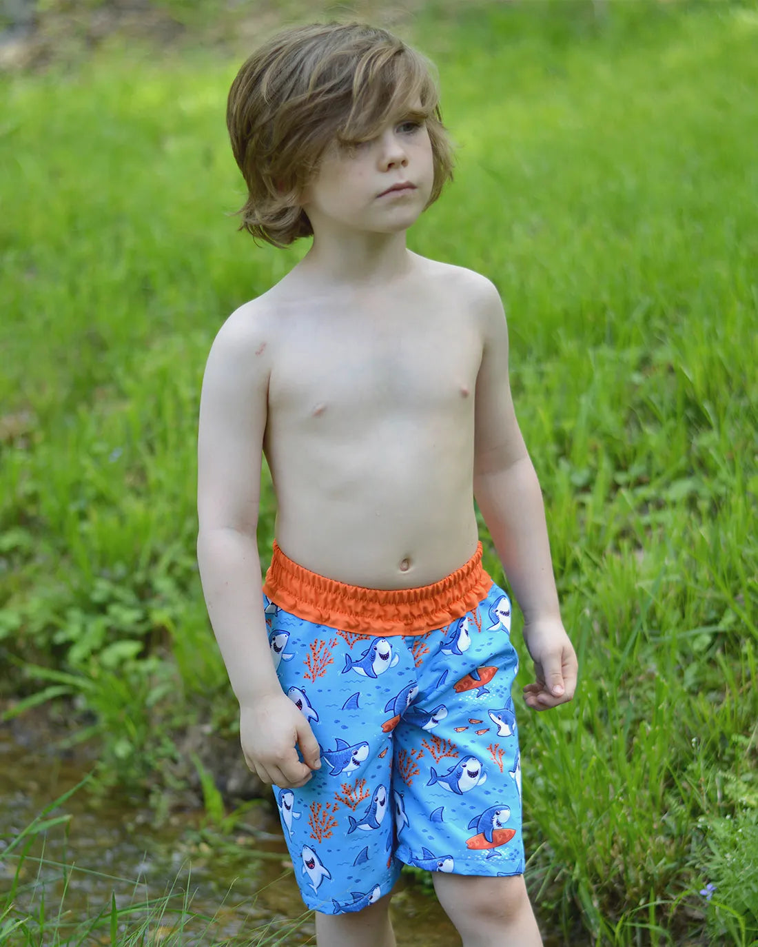Monstera Boardshorts Digital Sewing Pattern