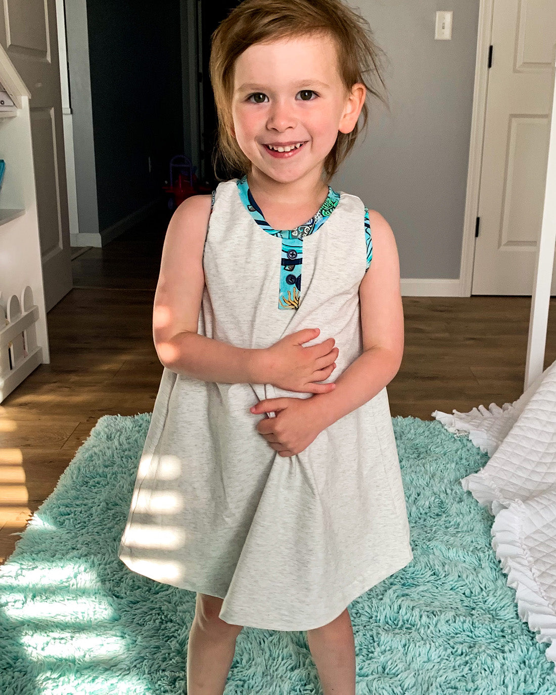Moonflower Pajamas and Nightgown | Sunflower Seams Pattern Company | Digital PDF Sewing Pattern