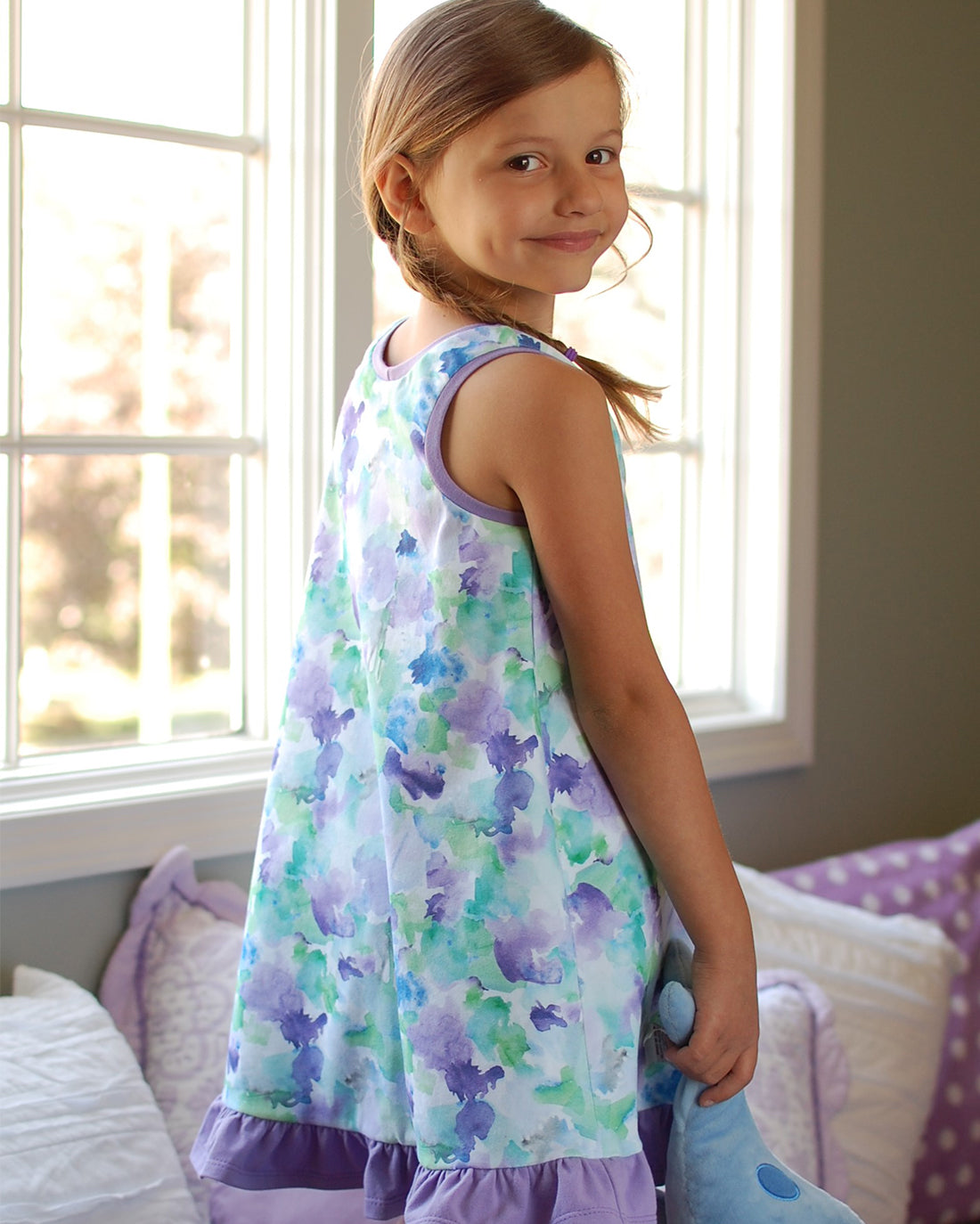 Moonflower Pajamas and Nightgown | Sunflower Seams Pattern Company | Digital PDF Sewing Pattern