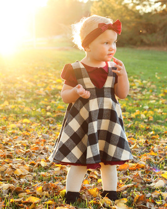 Baby Magnolia Pinafore | Sunflower Seams Pattern Company | Digital PDF Sewing Pattern