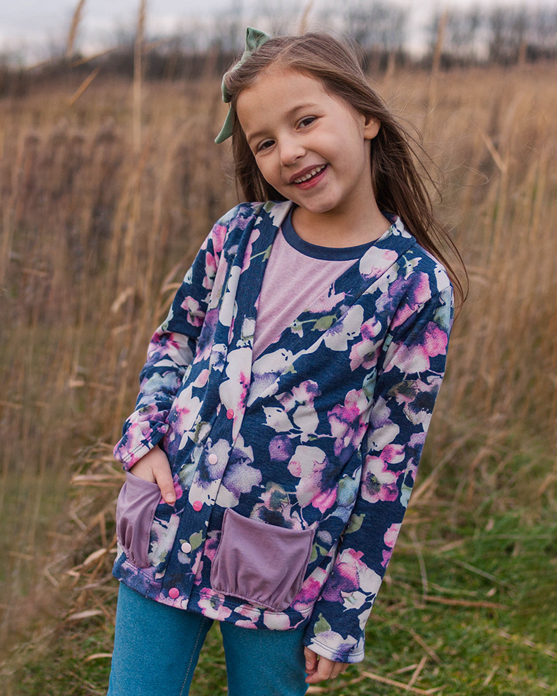 Ginger Cardigan Sewing Pattern | Sunflower Seams Pattern Company | Digital PDF Sewing Pattern