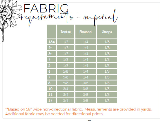 Orchid Tankini Digital Sewing Pattern