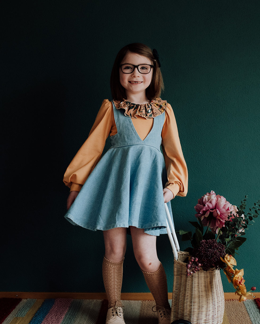 Jasper Dress Sewing Pattern | Sunflower Seams Pattern Company | Digital PDF Sewing Pattern
