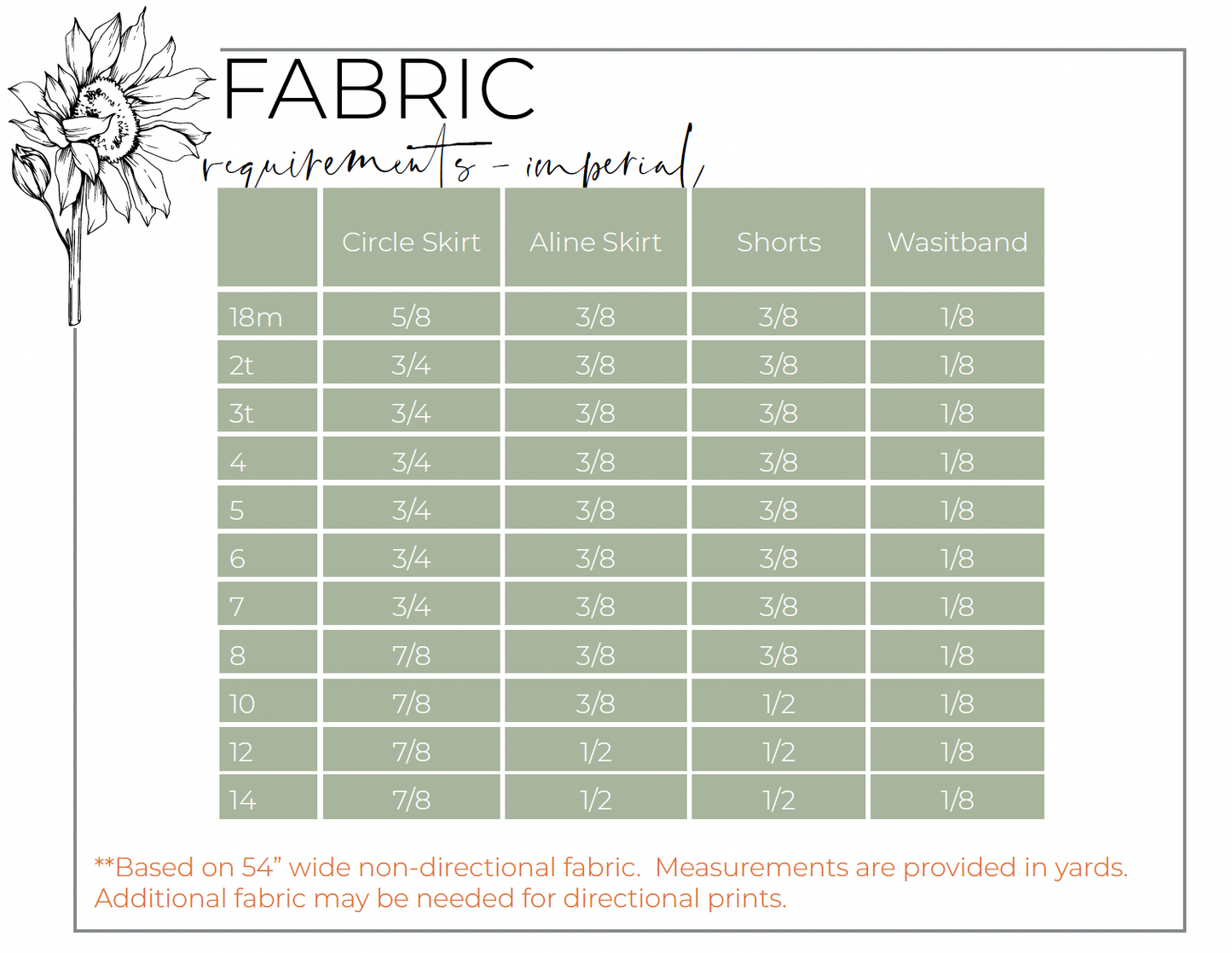 Palm Skort Digital Sewing Pattern