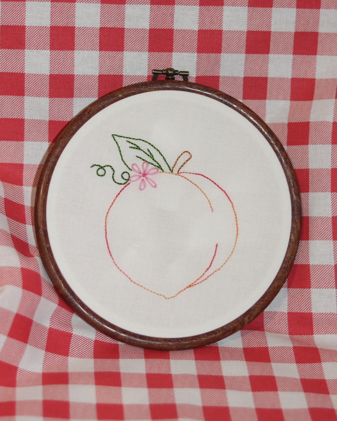 Peach Embroidery Pattern | Sunflower Seams Pattern Company | Digital PDF Sewing Pattern
