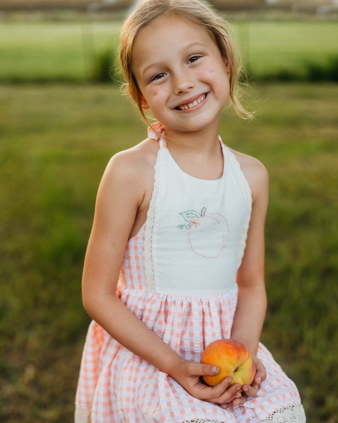 Peach Embroidery Pattern | Sunflower Seams Pattern Company | Digital PDF Sewing Pattern