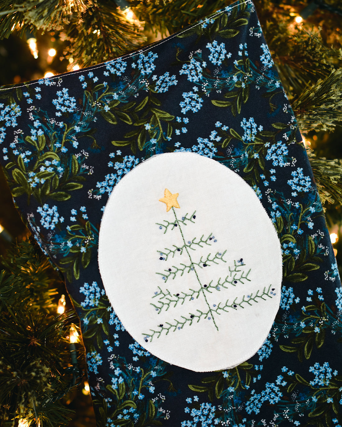 Peppermint Hand Embroidery | Sunflower Seams Pattern Co. | Digital Hand Embroidery Pattern