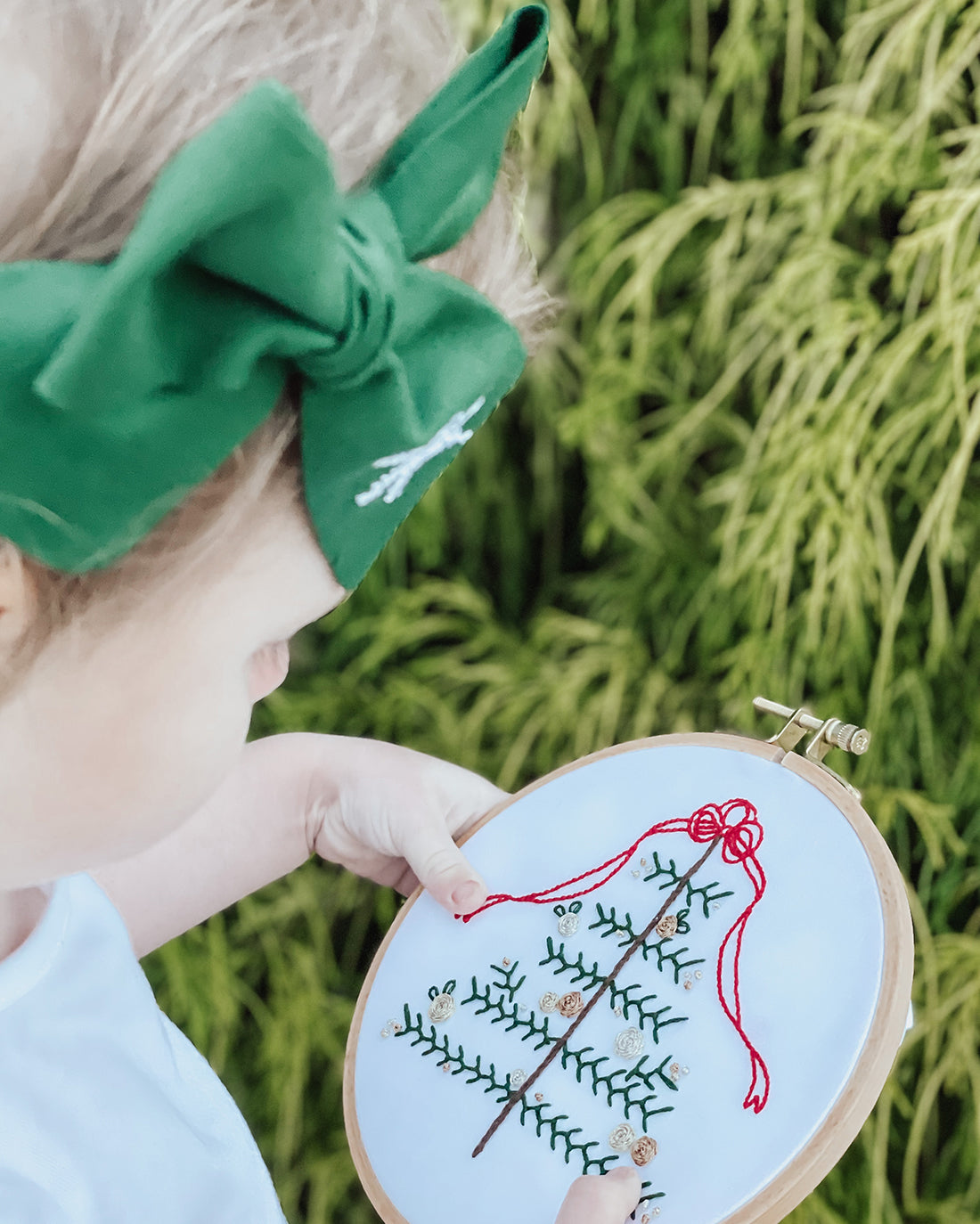 Peppermint Hand Embroidery | Sunflower Seams Pattern Co. | Digital Hand Embroidery Pattern