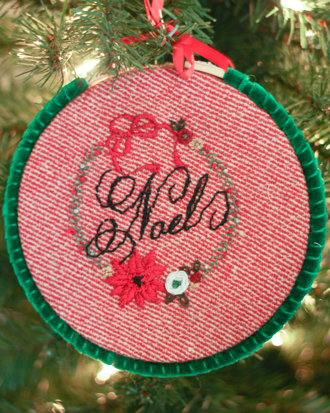 Peppermint Hand Embroidery | Sunflower Seams Pattern Co. | Digital Hand Embroidery Pattern