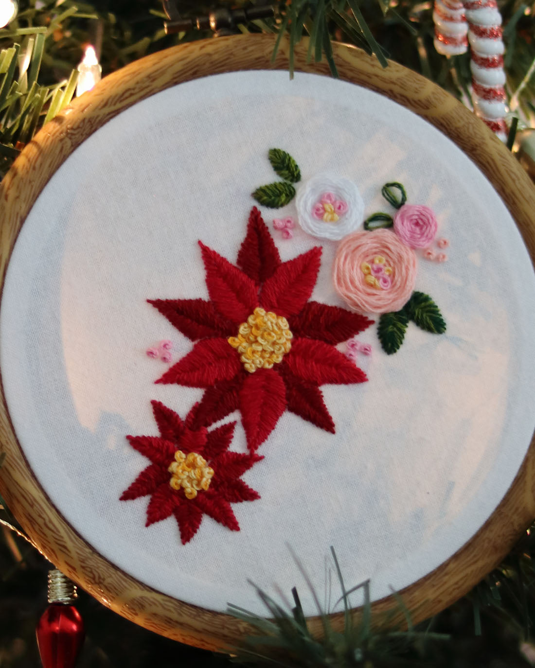 Peppermint Hand Embroidery | Sunflower Seams Pattern Co. | Digital Hand Embroidery Pattern
