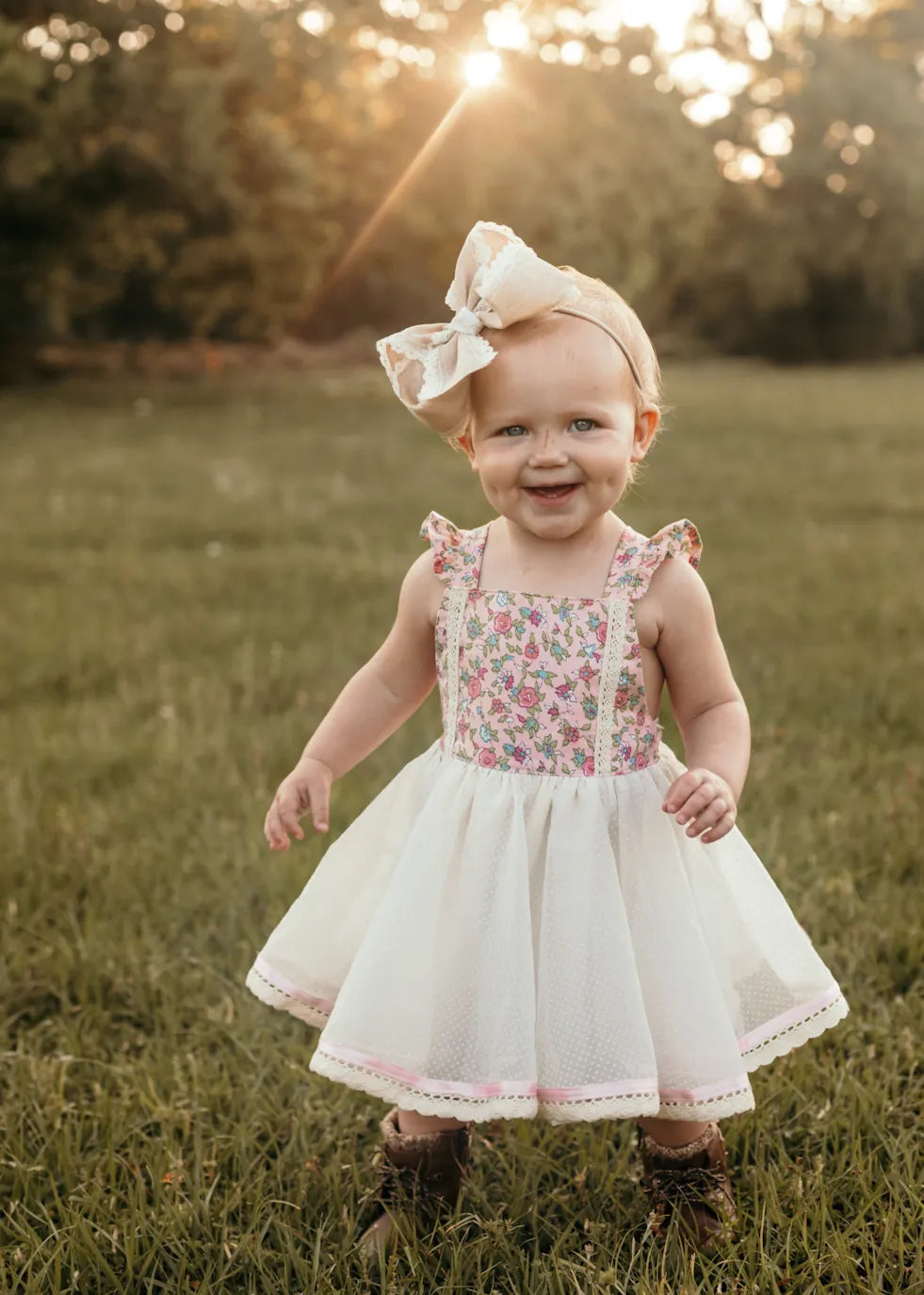 Baby Willow Romper, Dress, & Bloomers Digital Sewing Pattern