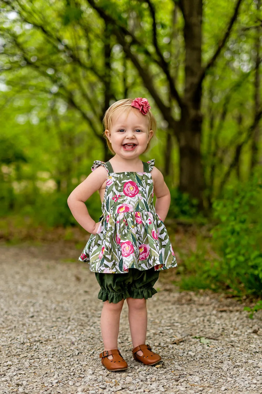 Baby Willow Romper, Dress, & Bloomers Digital Sewing Pattern