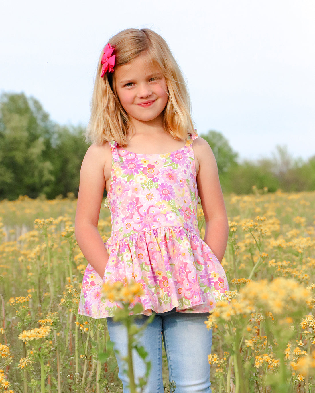 Sunflower Peplum & Sundress | Sunflower Seams Pattern Company | Digital PDF Sewing Pattern