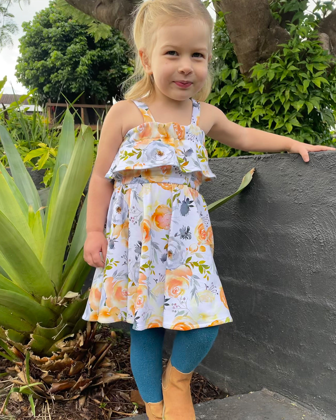 Sweetpea Top and Dress | Sunflower Seams Pattern Company | Digital PDF Sewing Pattern
