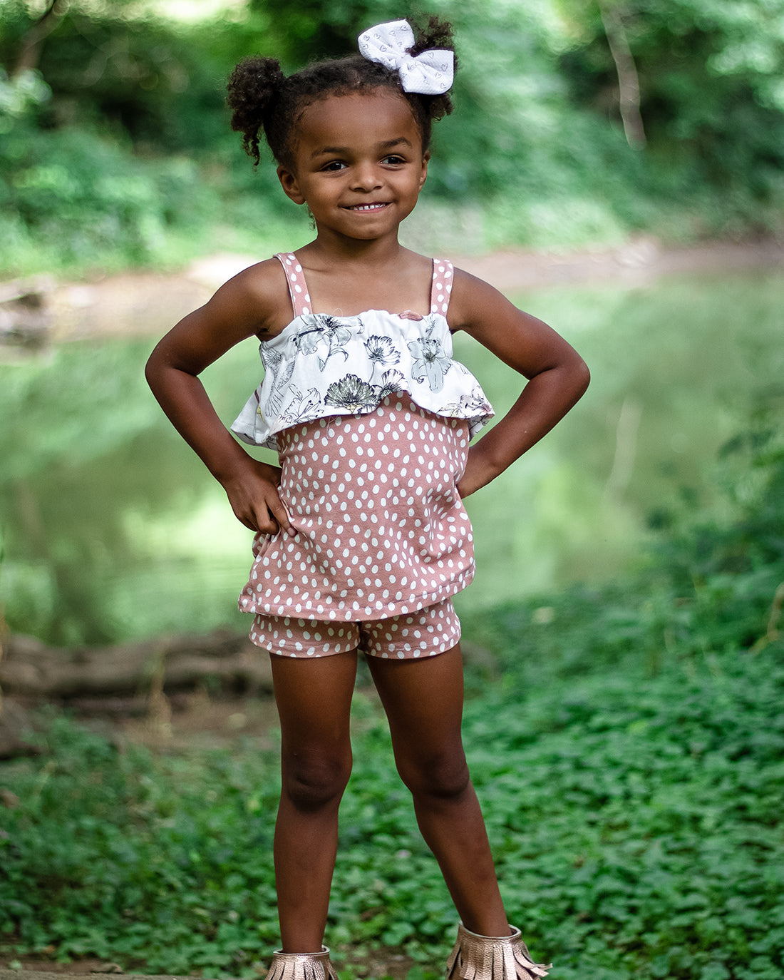 Sweetpea Top and Dress | Sunflower Seams Pattern Company | Digital PDF Sewing Pattern