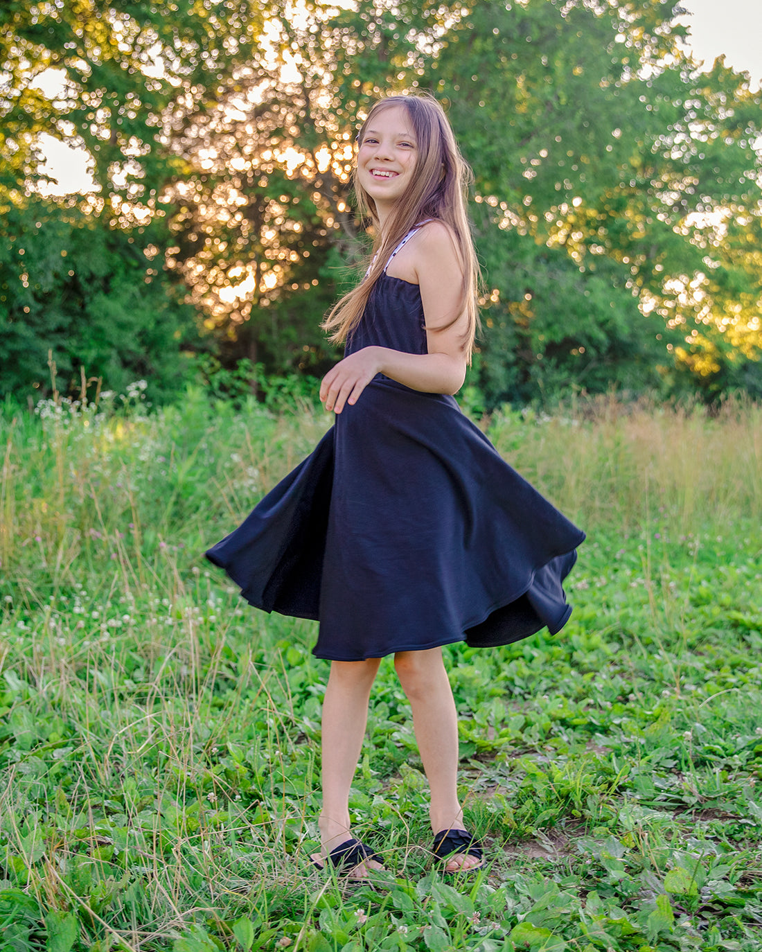 Sweetpea Top and Dress | Sunflower Seams Pattern Company | Digital PDF Sewing Pattern