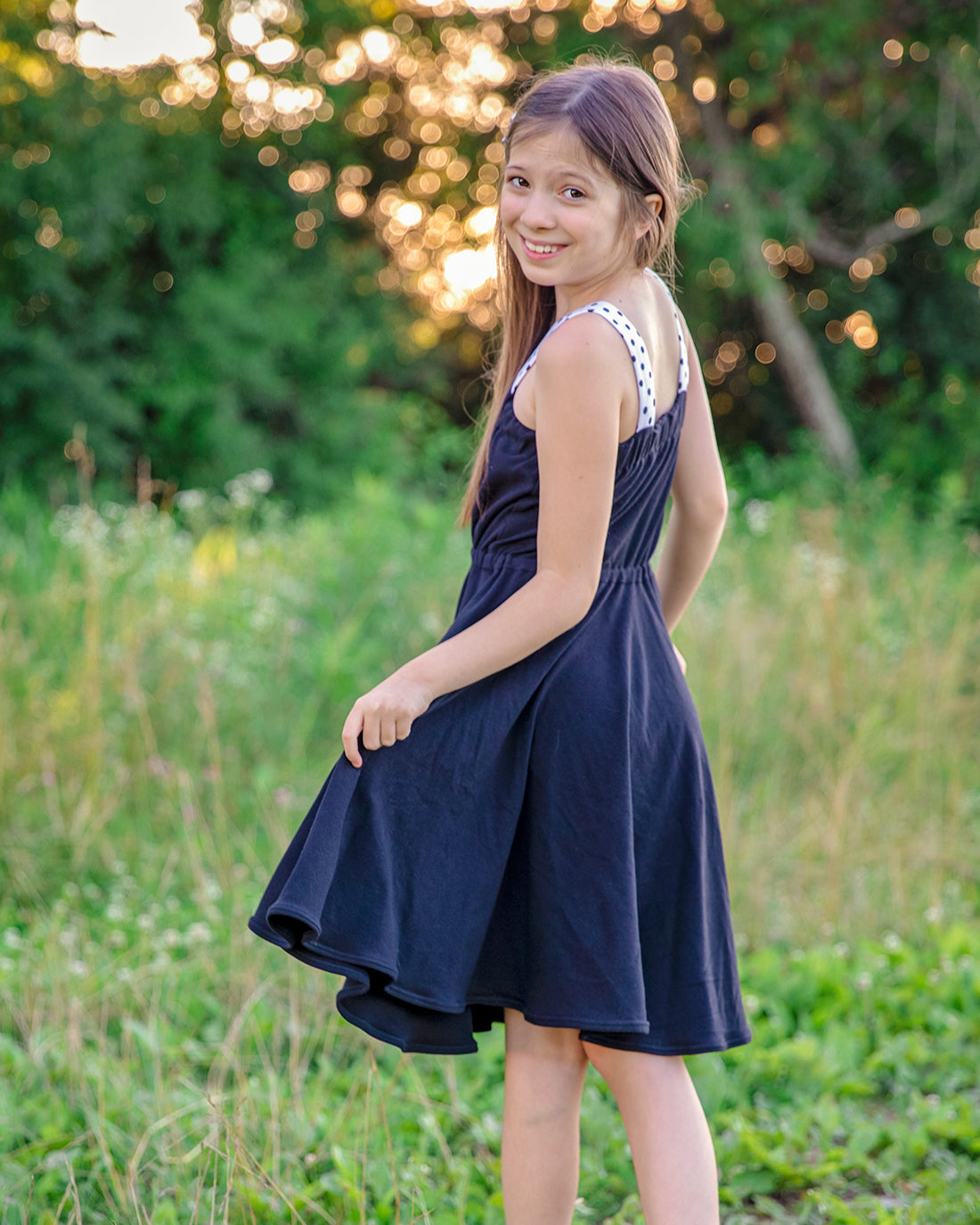 Sweetpea Top and Dress | Sunflower Seams Pattern Company | Digital PDF Sewing Pattern