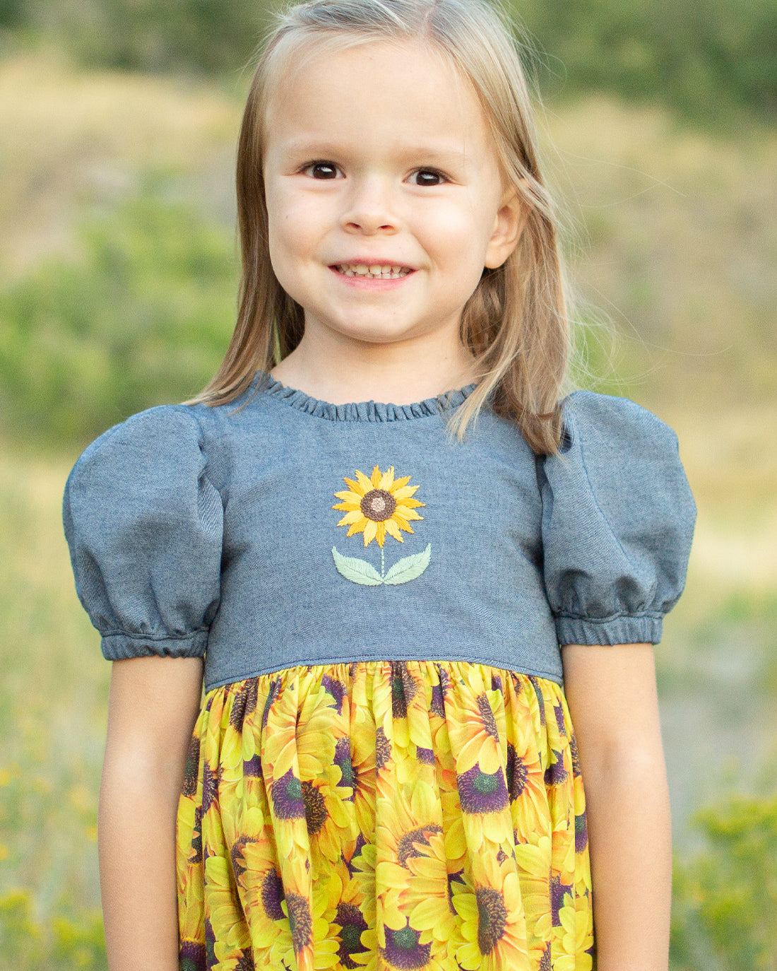 Sunflower Fields Embroidery Pattern | Sunflower Seams Pattern Company | Digital PDF Embroidery Pattern