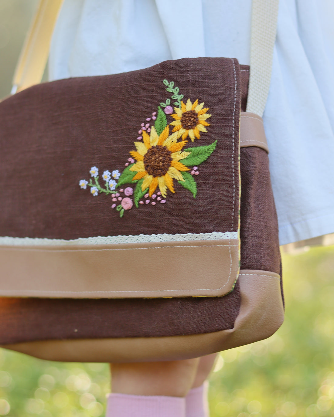 Sunflower Fields Embroidery Pattern | Sunflower Seams Pattern Company | Digital PDF Embroidery Pattern