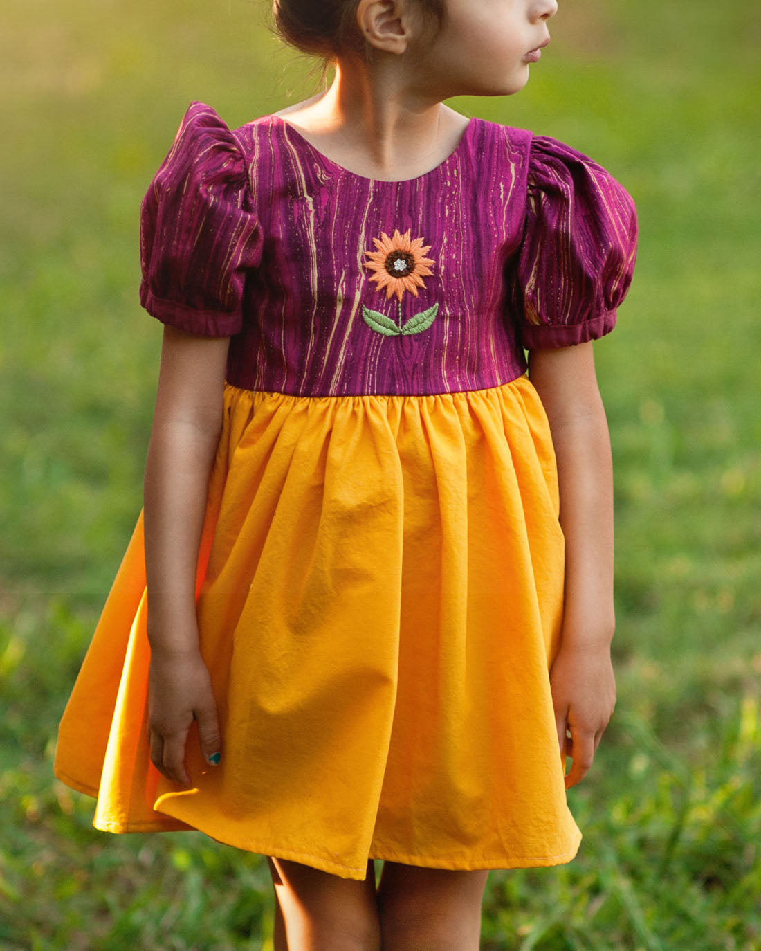 Sunflower Fields Embroidery Pattern | Sunflower Seams Pattern Company | Digital PDF Embroidery Pattern