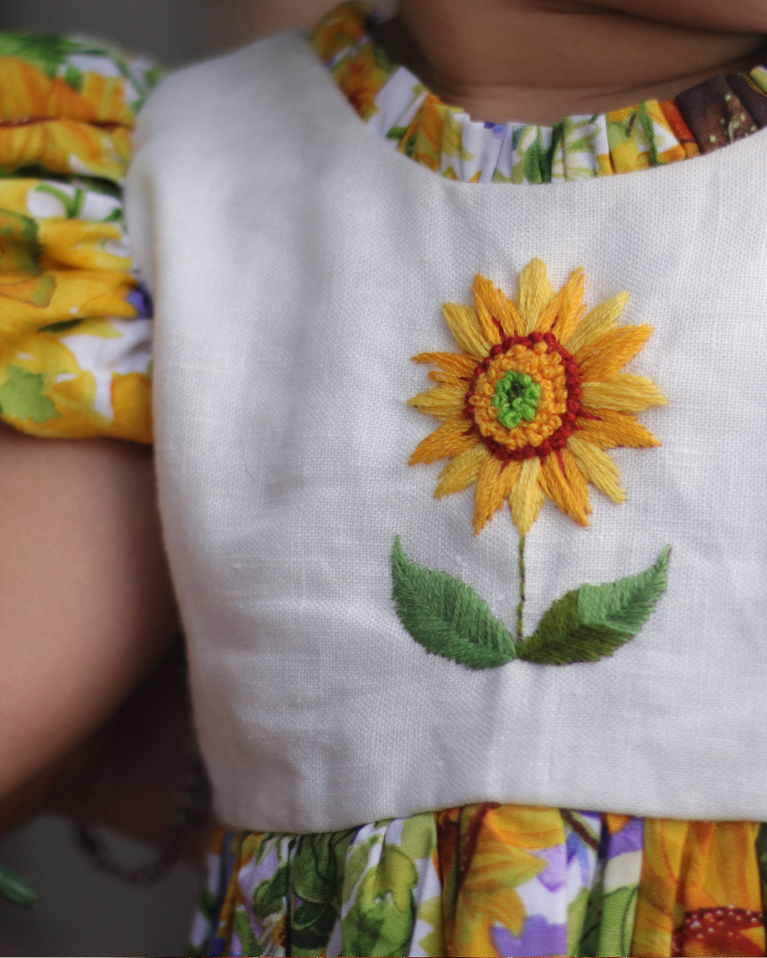 Sunflower Fields Embroidery Pattern | Sunflower Seams Pattern Company | Digital PDF Embroidery Pattern