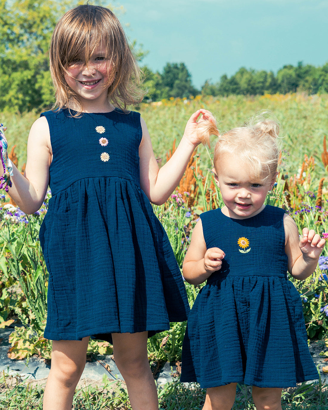 Sunflower Fields Embroidery Pattern | Sunflower Seams Pattern Company | Digital PDF Embroidery Pattern