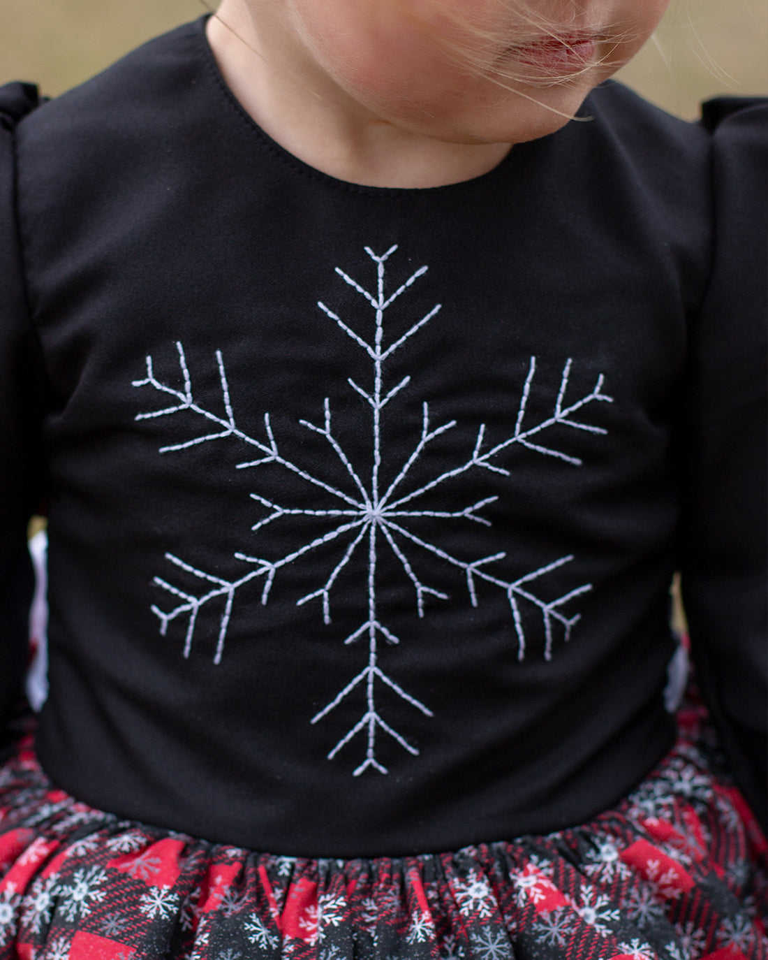 Snowdrop Hand Embroidery | Sunflower Seams Pattern Co. | Digital Hand Embroidery Pattern