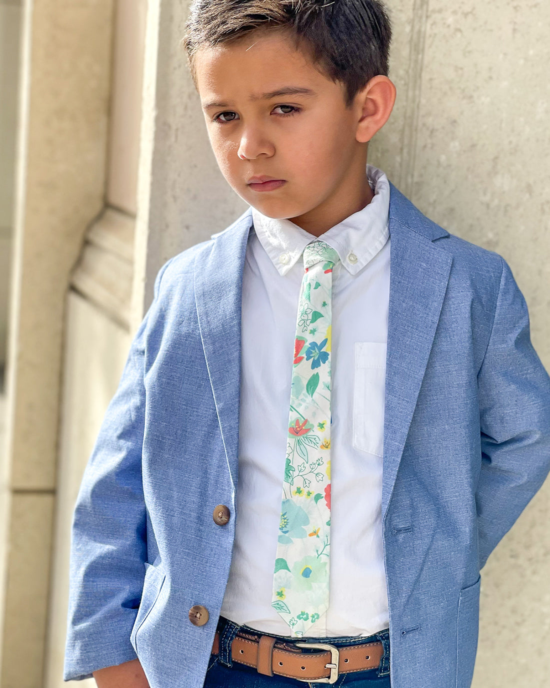 Thistle Necktie | Sunflower Seams Pattern Company | Digital PDF Sewing Pattern