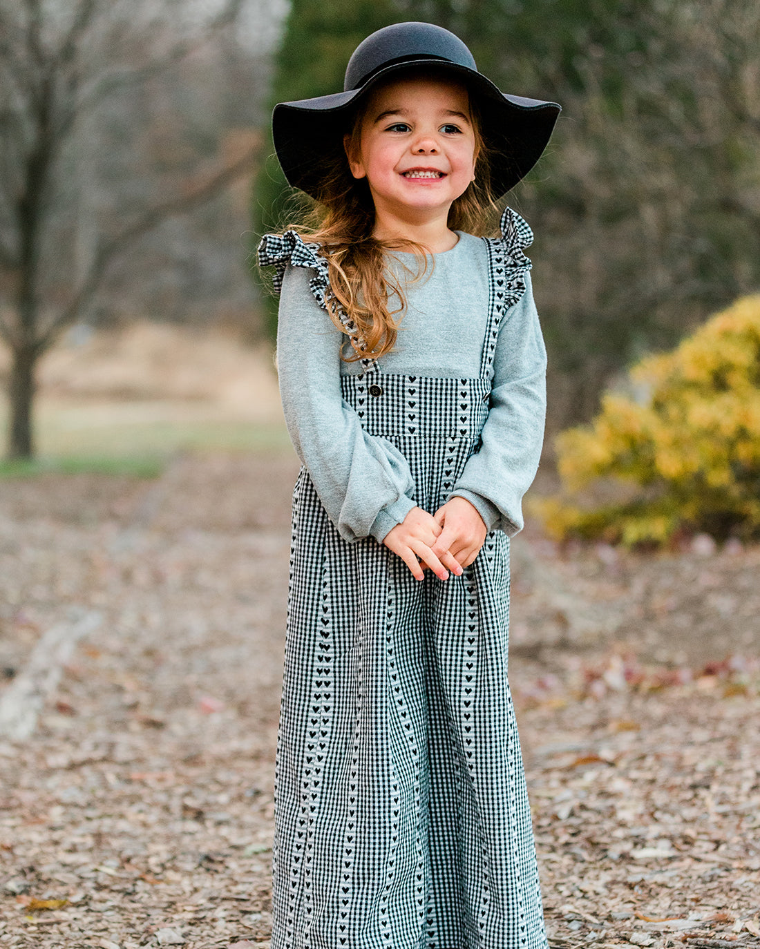 Thyme Pinafore and Jumper Sewing Pattern | Sunflower Seams Pattern Company | Digital PDF Sewing Pattern