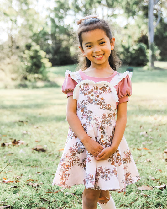 Thyme Pinafore and Jumper Sewing Pattern | Sunflower Seams Pattern Company | Digital PDF Sewing Pattern