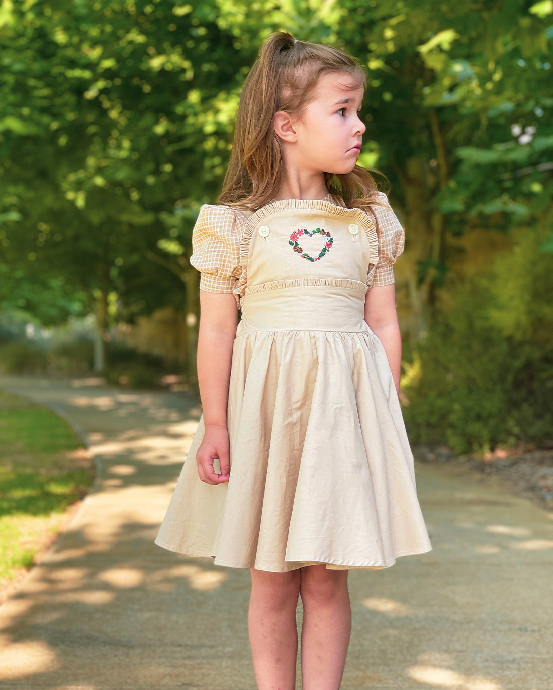 Thyme Pinafore and Jumper Sewing Pattern | Sunflower Seams Pattern Company | Digital PDF Sewing Pattern