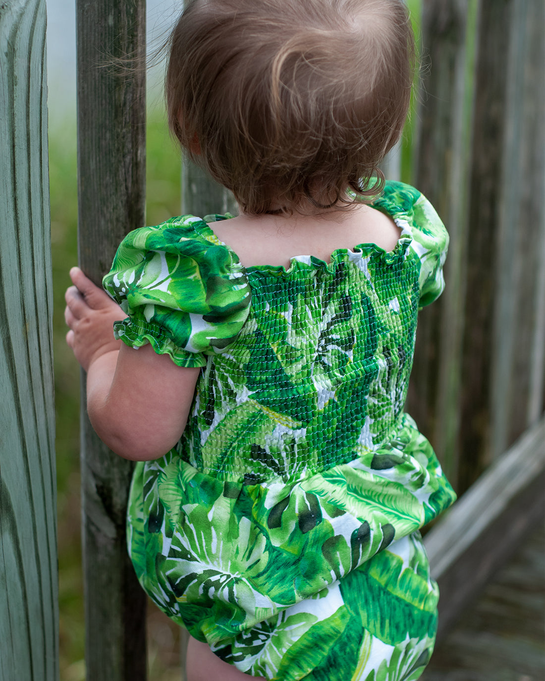 Zinnia Shirred Dress and Romper | Sunflower Seams Pattern Company | Digital Sewing Pattern