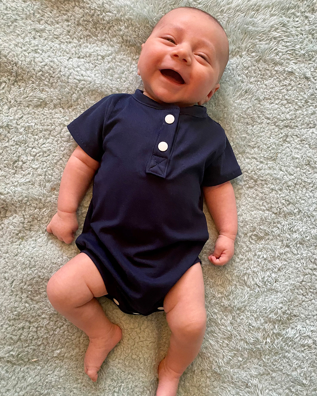 Baby Pine Polo Top | Sunflower Seams Pattern Company | Digital Sewing Pattern