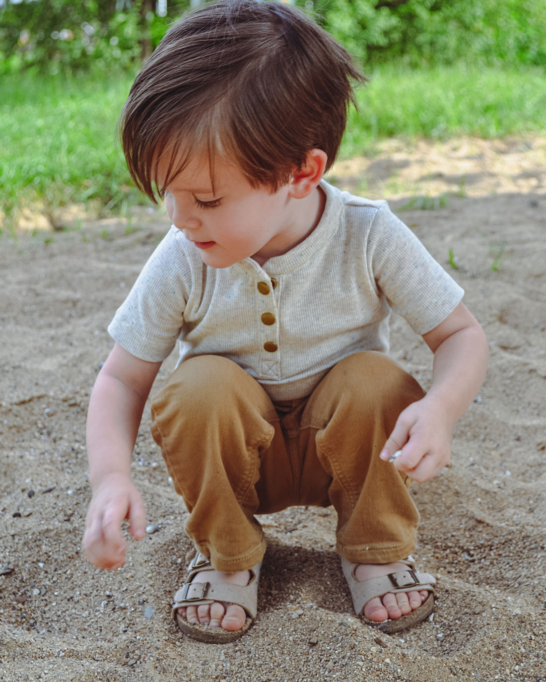 Baby Pine Polo Top | Sunflower Seams Pattern Company | Digital Sewing Pattern