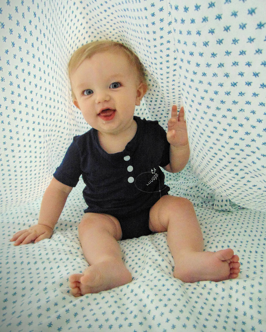 Baby Pine Polo Top | Sunflower Seams Pattern Company | Digital Sewing Pattern