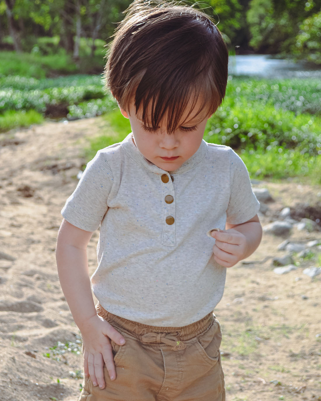 Baby Pine Polo Top | Sunflower Seams Pattern Company | Digital Sewing Pattern