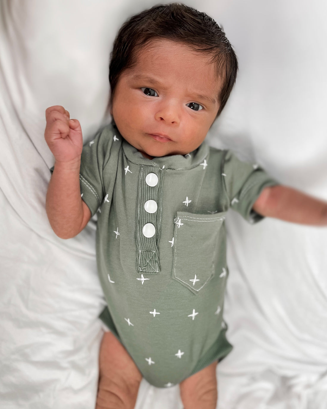 Baby Pine Polo Top | Sunflower Seams Pattern Company | Digital Sewing Pattern