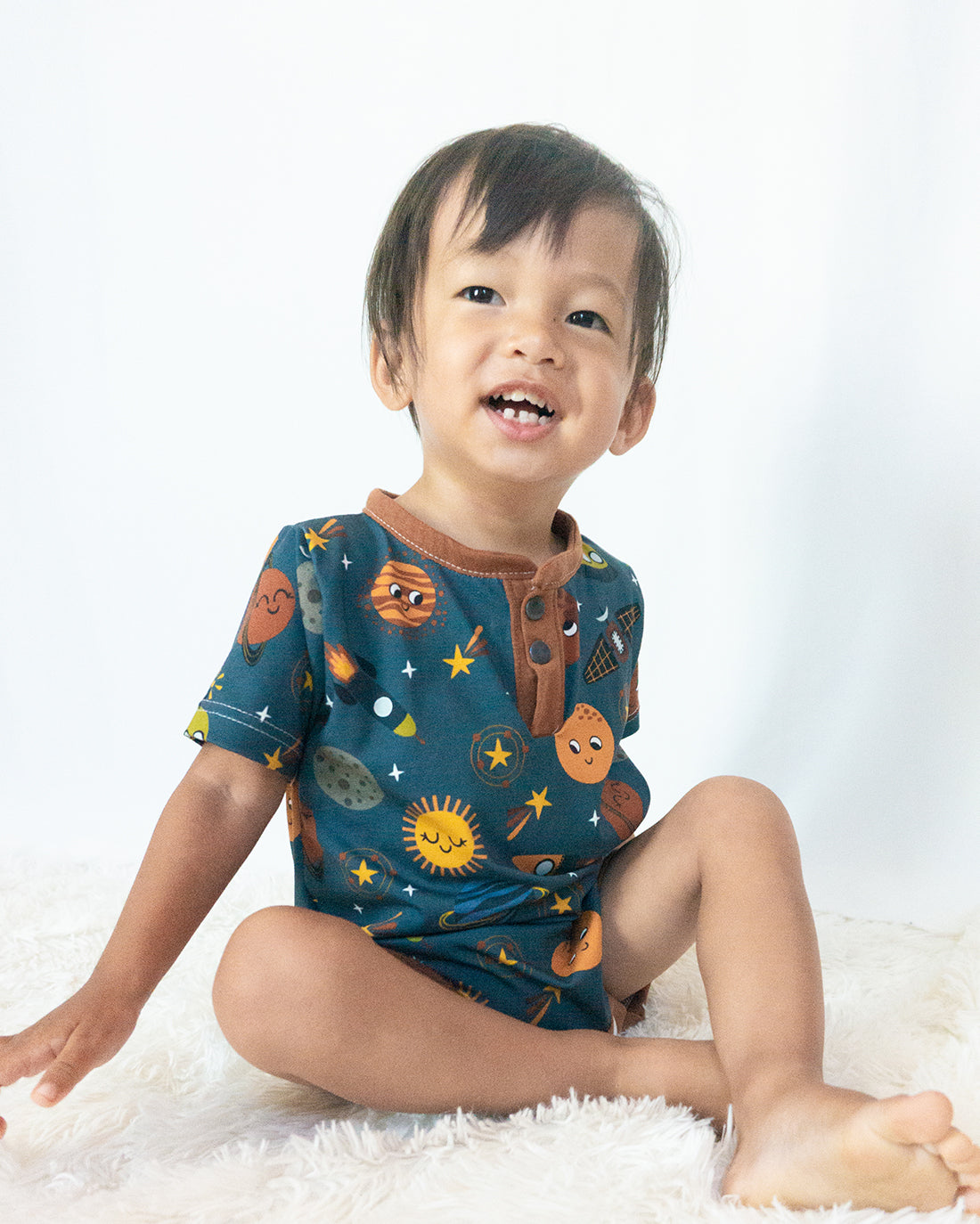 Baby Pine Polo Top | Sunflower Seams Pattern Company | Digital Sewing Pattern