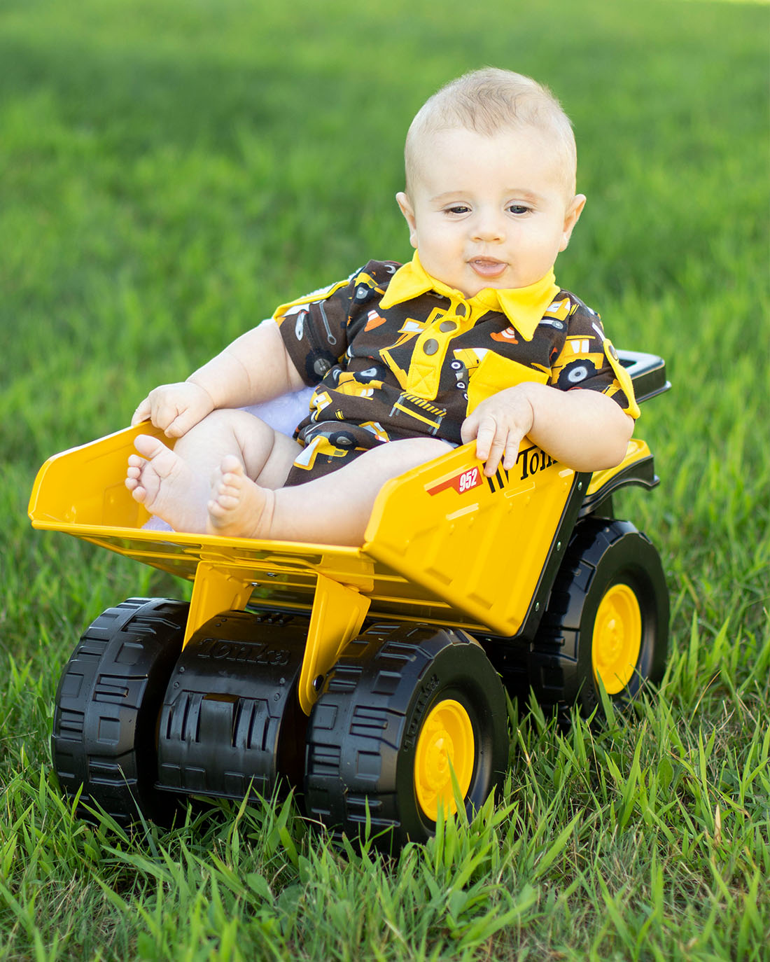 Baby Pine Polo Top | Sunflower Seams Pattern Company | Digital Sewing Pattern