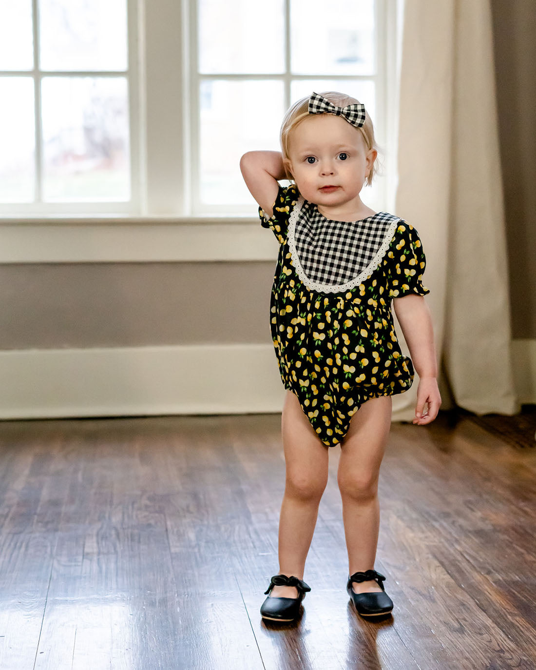 Baby Violet Dress and Bubble | Sunflower Seams Pattern Company | Digital PDF Sewing Pattern