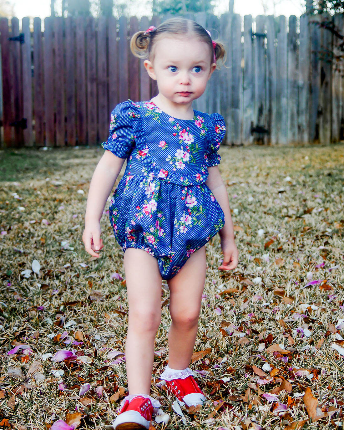 Baby Violet Dress and Bubble | Sunflower Seams Pattern Company | Digital PDF Sewing Pattern