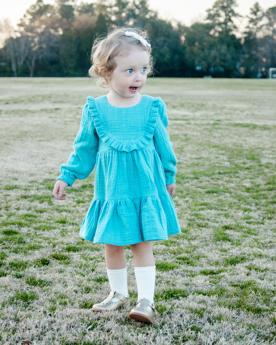 Baby Violet Dress and Bubble | Sunflower Seams Pattern Company | Digital PDF Sewing Pattern