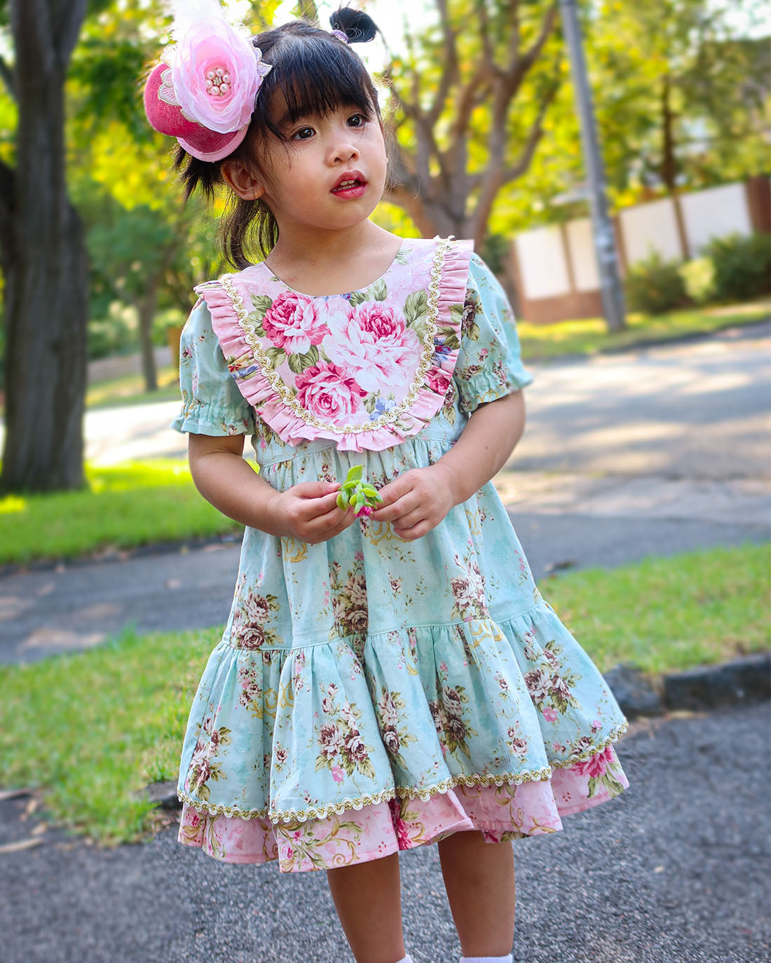 Baby Violet Dress and Bubble | Sunflower Seams Pattern Company | Digital PDF Sewing Pattern