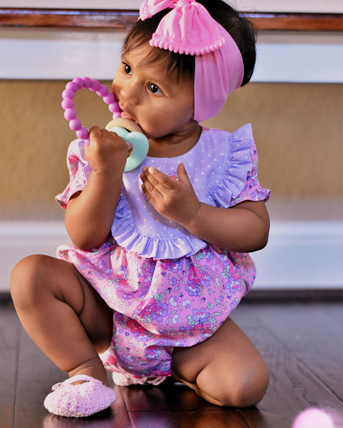 Baby Violet Dress and Bubble | Sunflower Seams Pattern Company | Digital PDF Sewing Pattern